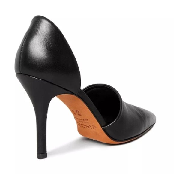 Vince Claire Pointed Toe D'Orsay Pumps – Beige Leather, Size 9 - Picture 2 of 3